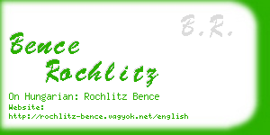 bence rochlitz business card